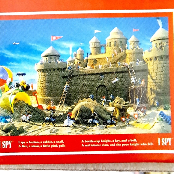 Vtg Y2k I Spy Bingo & I Spy Sandcastle 100 Pc Puzzle Scholastic Kids Games EUC - Picture 4 of 7